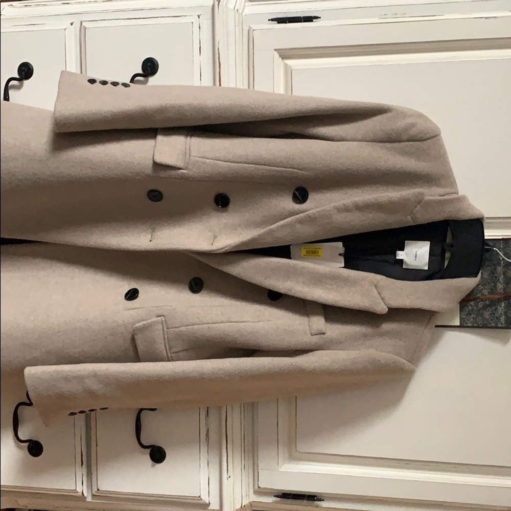 A Loves A Wool Oatmeal Coat